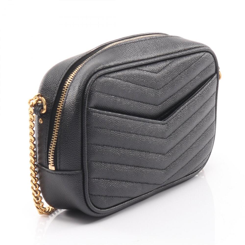 Saint Laurent Paris LOU Bag Leather Black Shoulder